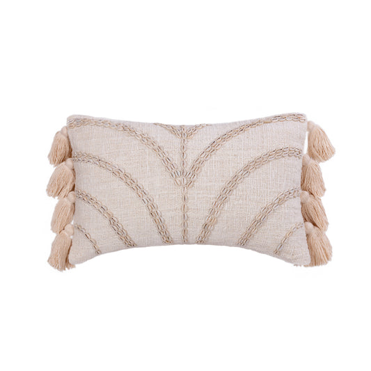 Bindy Leaves Shell Throw Pillow