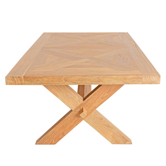 Teak Parquetry Coffee Table