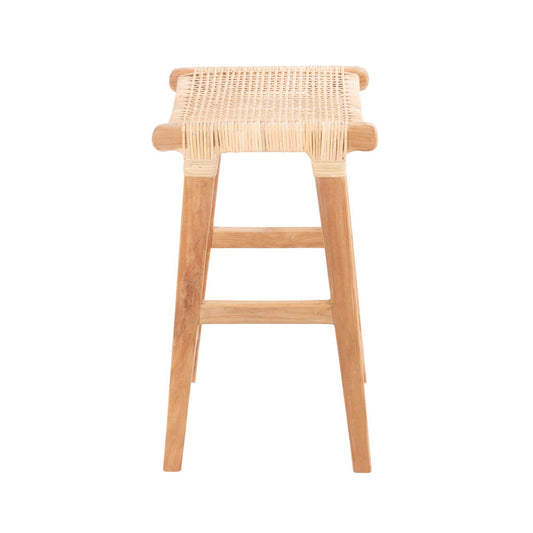 Orlando Rattan Counter Stool│White Wash