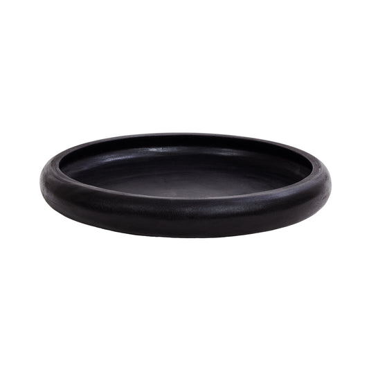 Solid Wood Large Plate Kyomi/Black