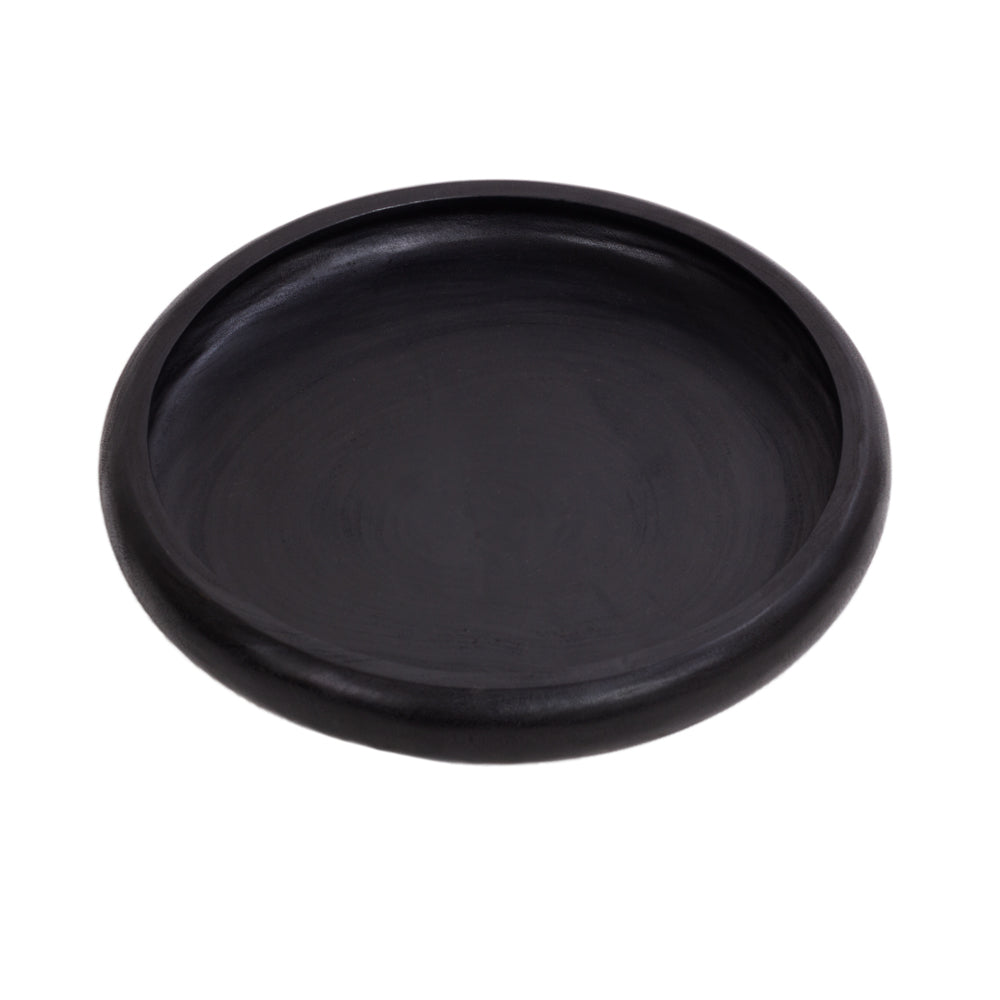 Solid Wood Large Plate Kyomi/Black