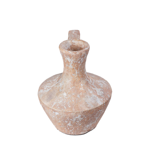 Milana/Rust Earthy Ceramic Vase | Hand-Finished Rustic Flower Pot