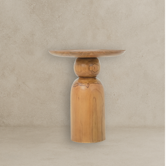 Angelina Solid Wood Decorative Round Table