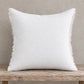 Noa Raw Linen Pillow – White