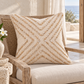 Bailey Cross Cowrie Shell Cotton Pillow Cover