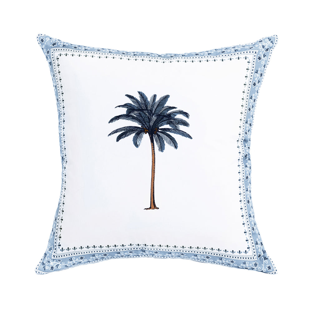 Blue Imperial Palm Tree - 60 x 60 cm/Blue / 60 x 60 cm