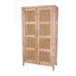 Oslo Cabinet Rattan Tall/White Wash