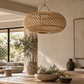 Lunara Petite Handwoven Pendant Lampshade