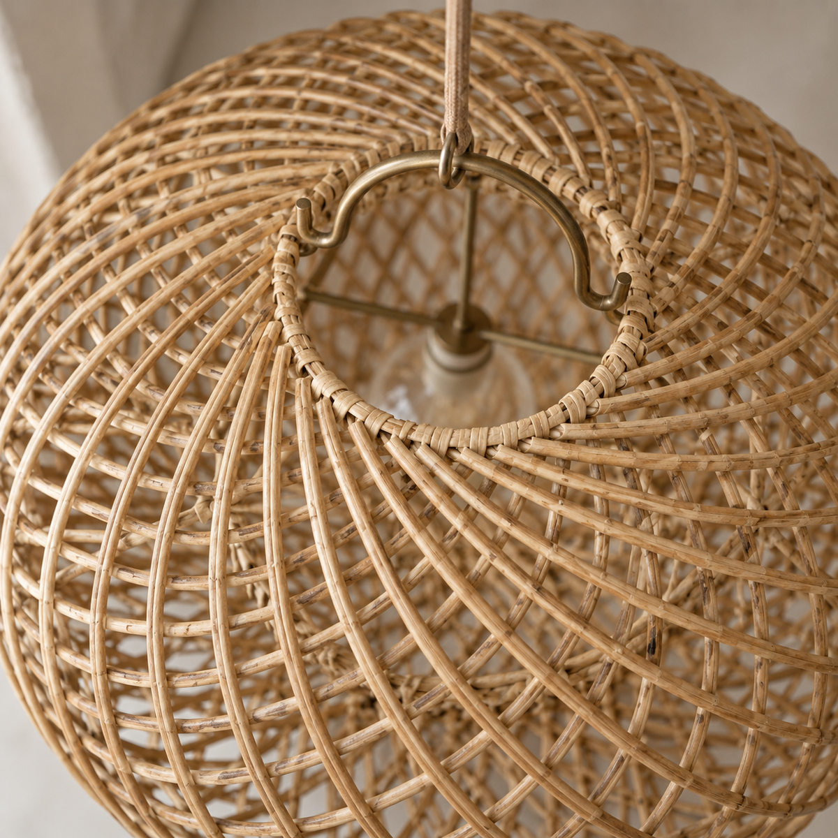 Lunara Petite Handwoven Pendant Lampshade