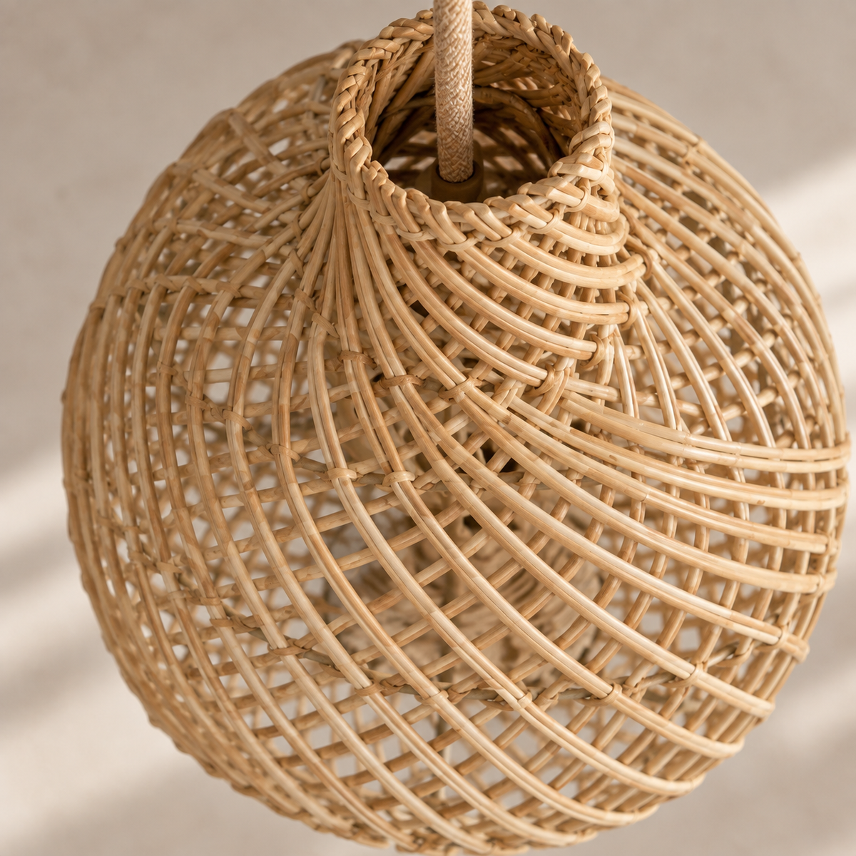 Daxton Mini Handwoven Rattan Pendant Lampshade