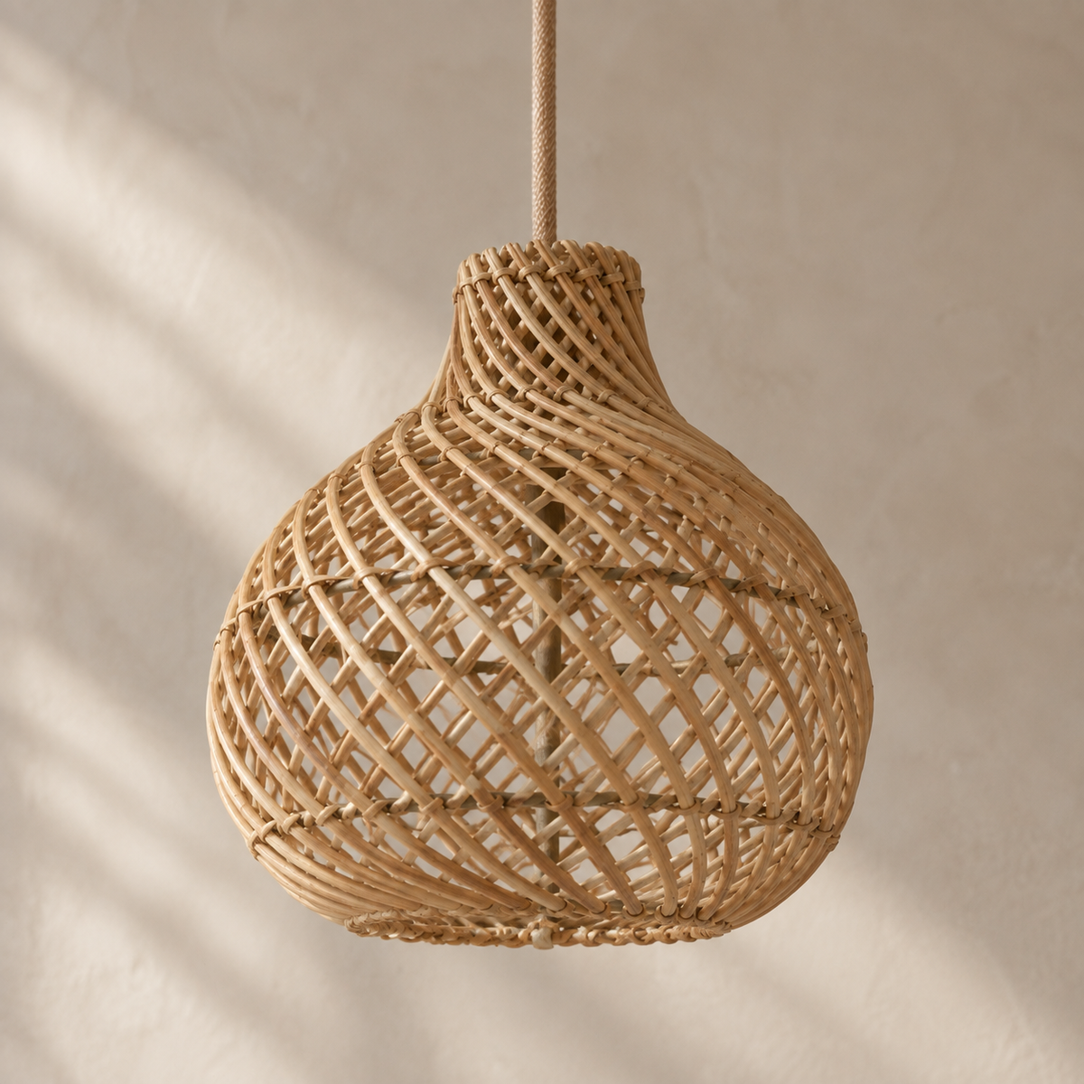 Daxton Mini Handwoven Rattan Pendant Lampshade