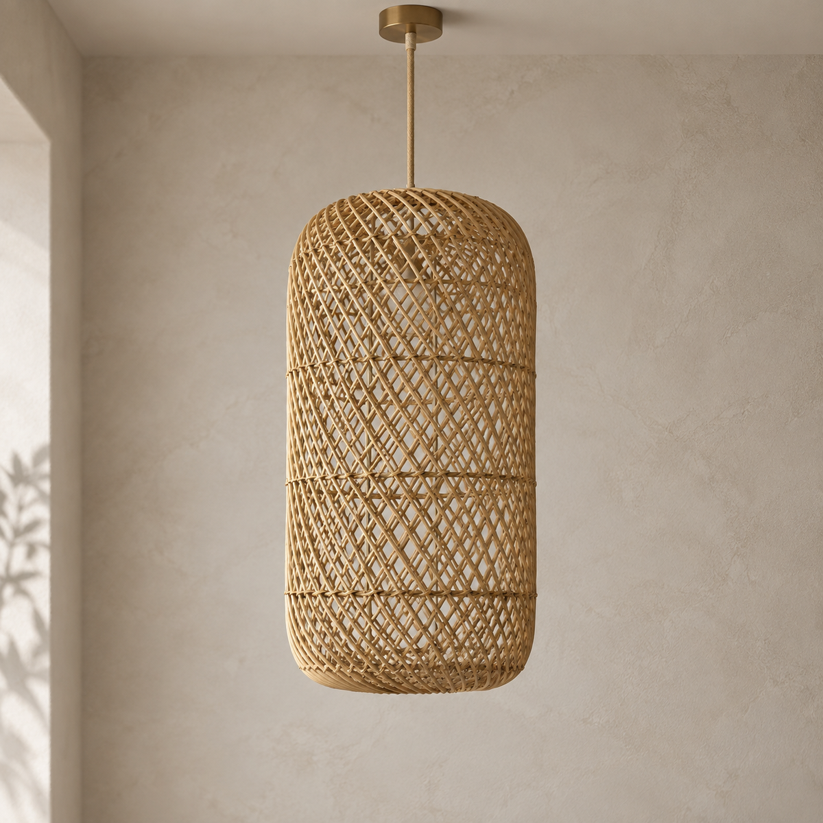 Quinn Mini Handwoven Rattan Pendant Lampshade