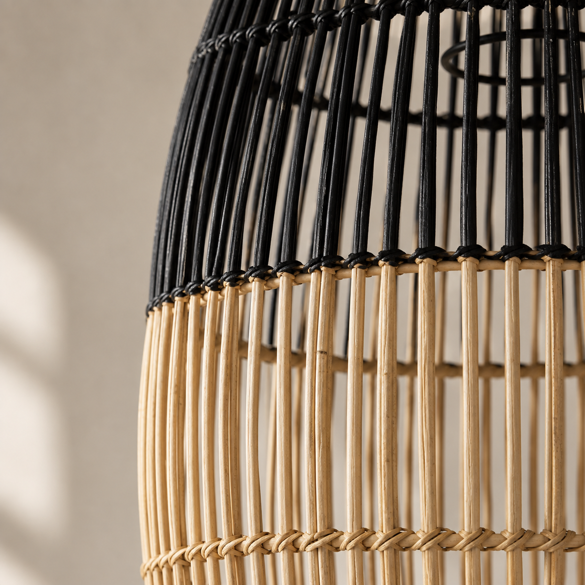 Stellar Handwoven Rattan Pendant Lampshade