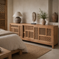 Malik Hand-Carved Wood Sideboard