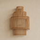 Dalila Handwoven Rattan Wall Sconce | Natural Wall Light Shade