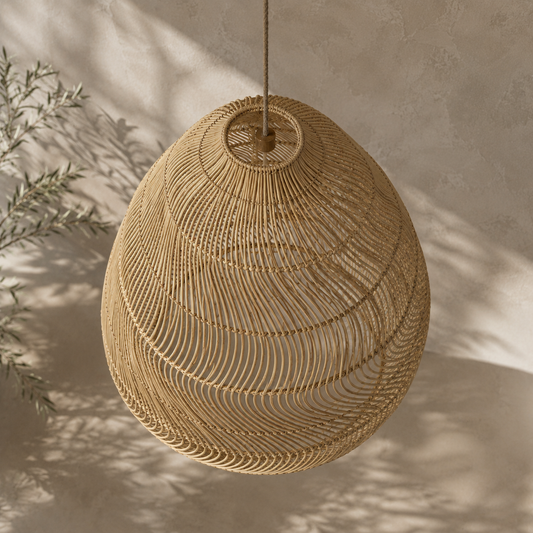 Jolina Natural Rattan Pendant Light
