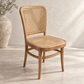 Gaia Rattan Teakwood Chair – Handcrafted Natural Dining Chair