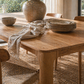 Kiano Solid Teakwood Dining Table – Minimalist Tropical Design