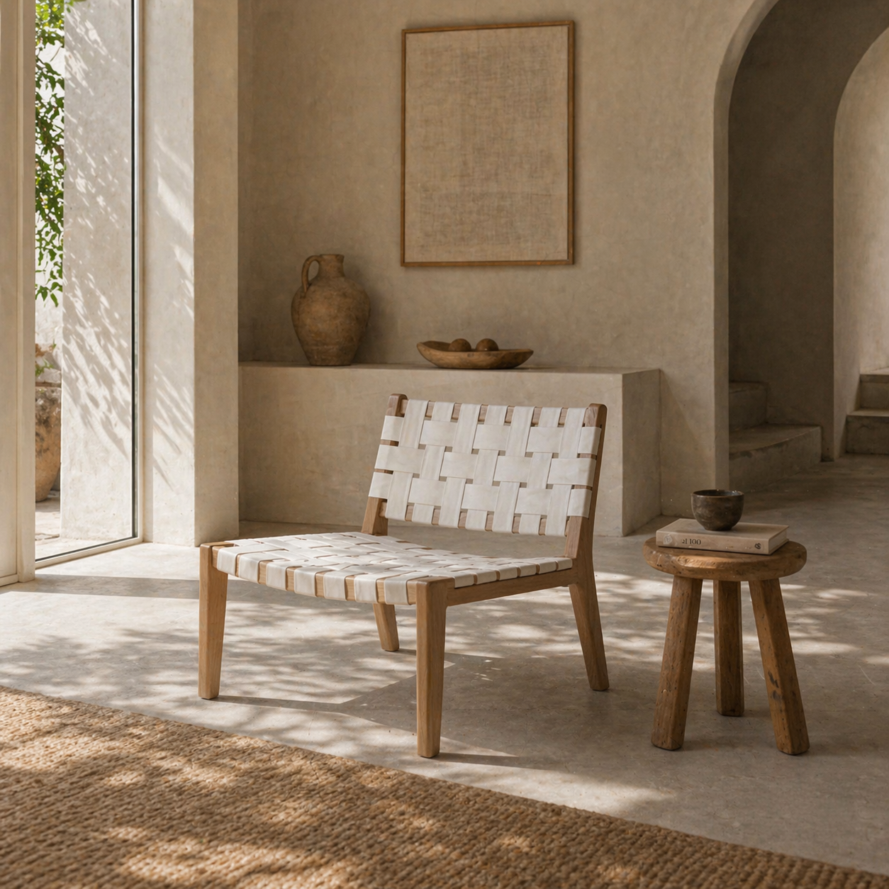 Tasha Leather Relax Chair – Modern Lounge Accent Chair