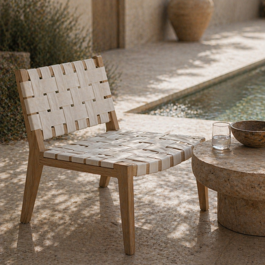 Tasha Leather Relax Chair – Modern Lounge Accent Chair