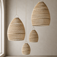 Celina Handwoven Rattan Pendant Light Shade | Oversized Natural Ceiling Pendant (4 Sizes)