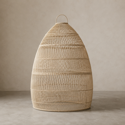 Celina Handwoven Rattan Pendant Light Shade | Oversized Natural Ceiling Pendant (4 Sizes)