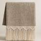 Mountain Throw Blanket Natural Brown