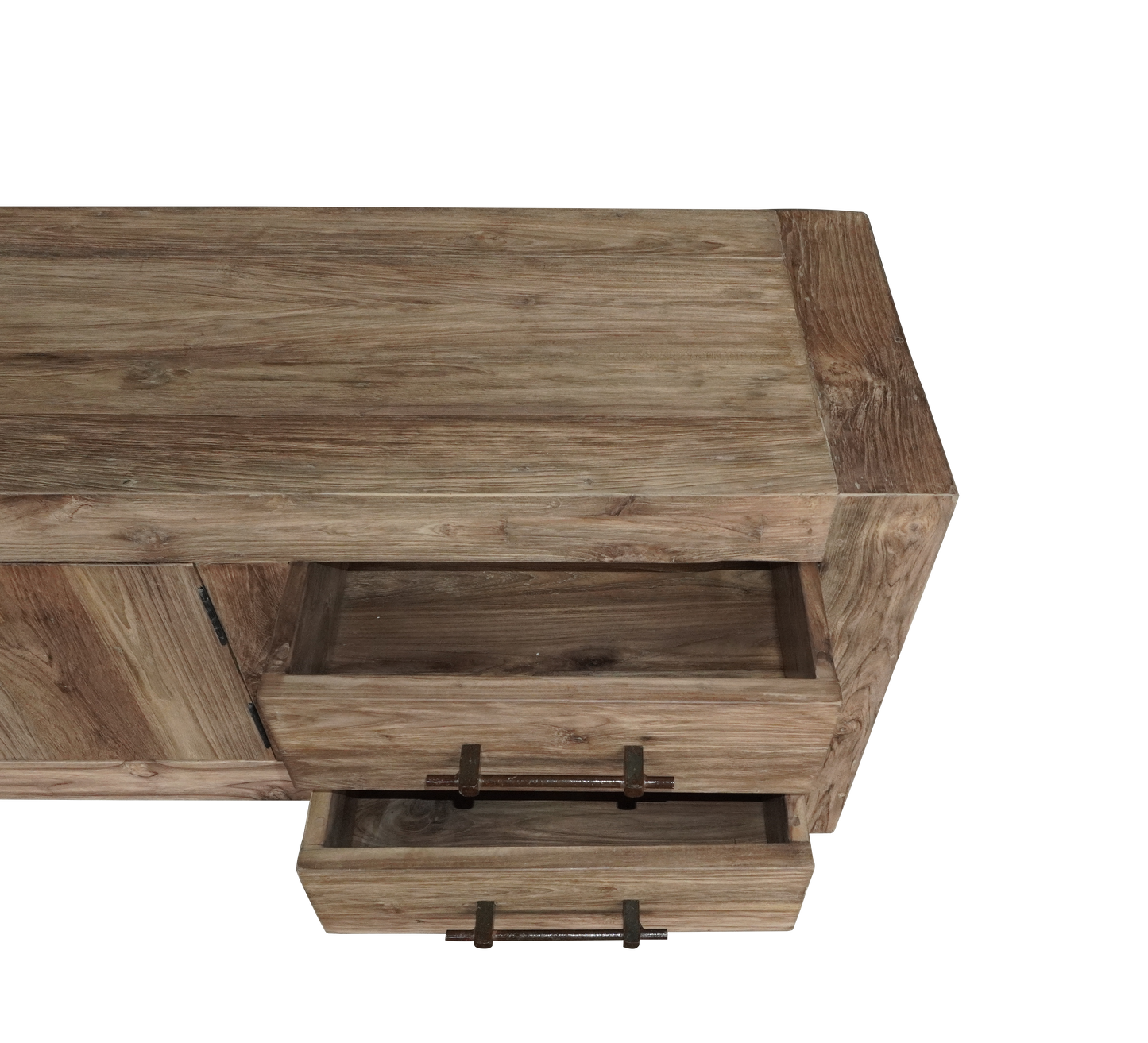 Pascal Recycled Teak TV Dresser –  Sustainable Solid Wood Media Console