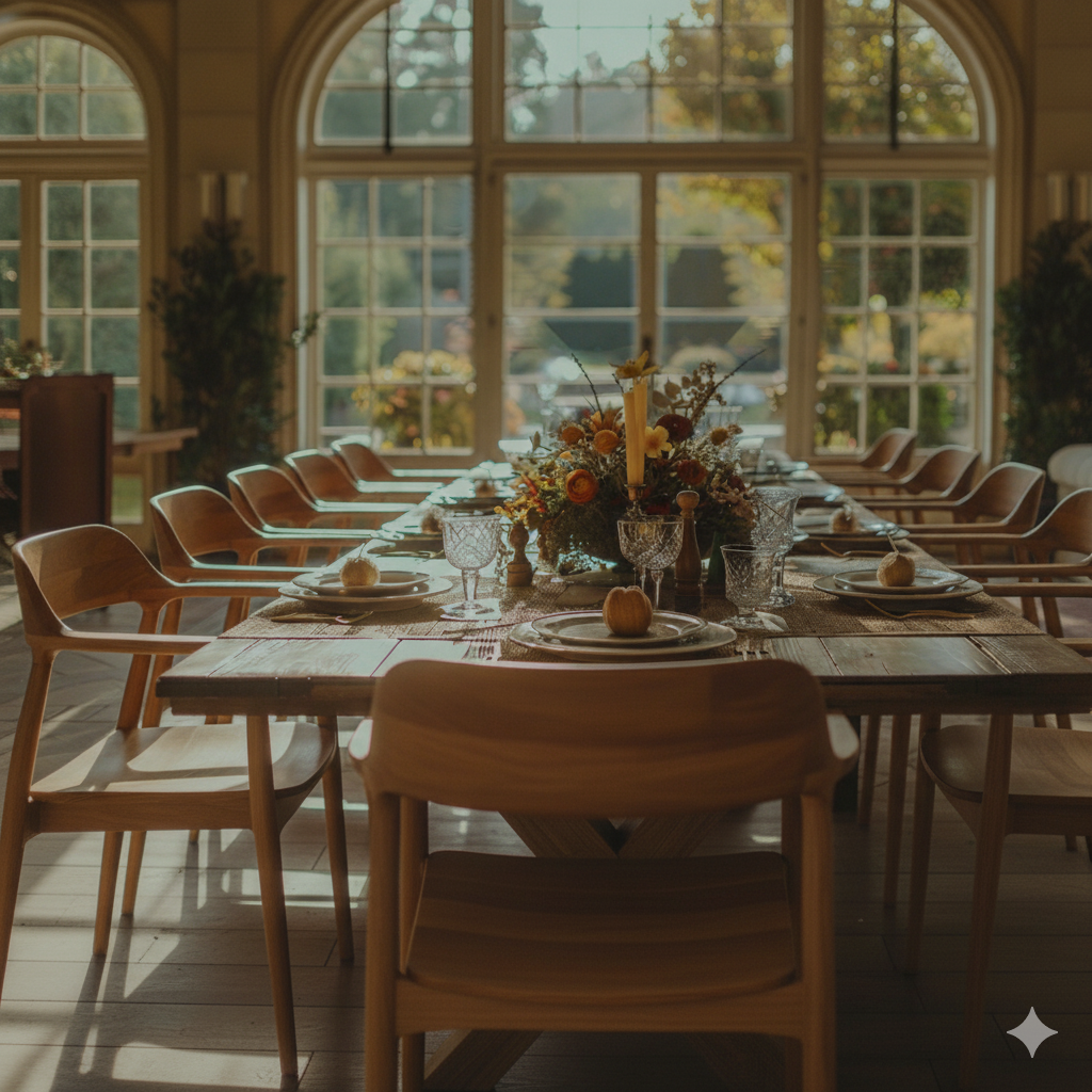 Oslo Dining Chair Teak with Arms