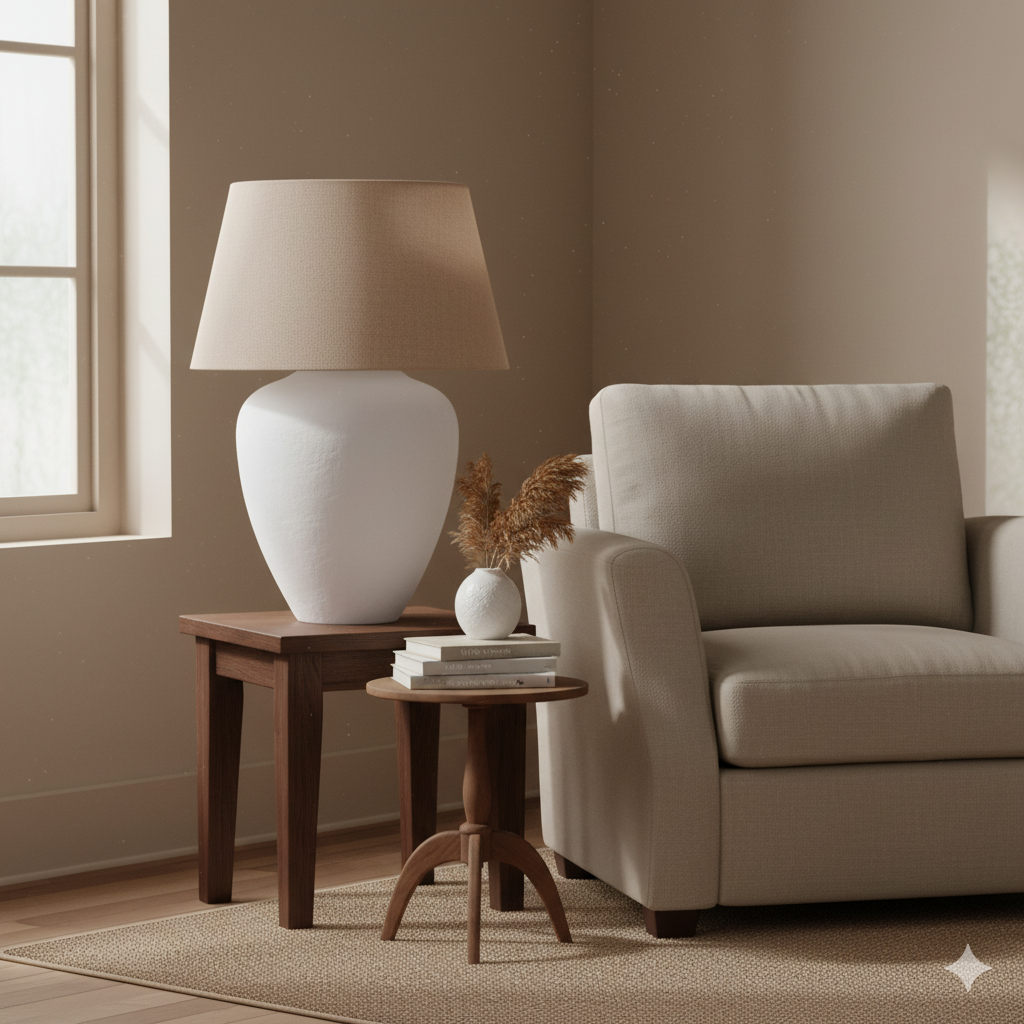 Table Lamp Mano│White