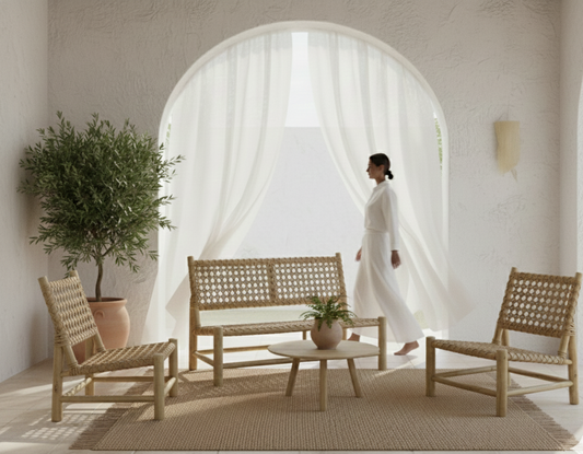 River set of Rattan Sofa