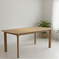 Kiano Solid Teakwood Dining Table – Minimalist Tropical Design
