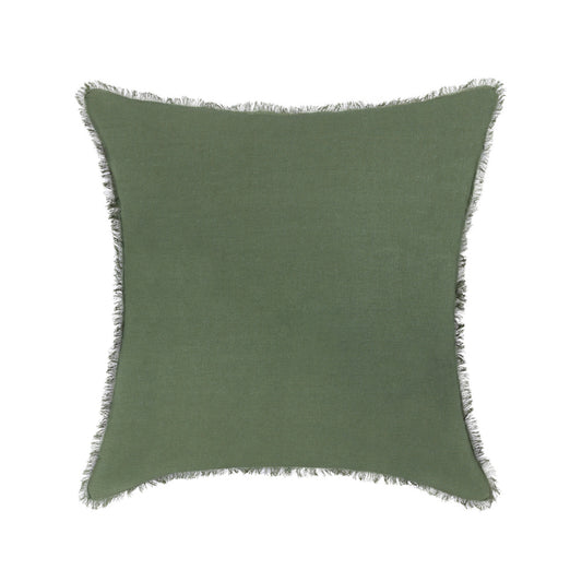 Green Olive Freya Linen Euro