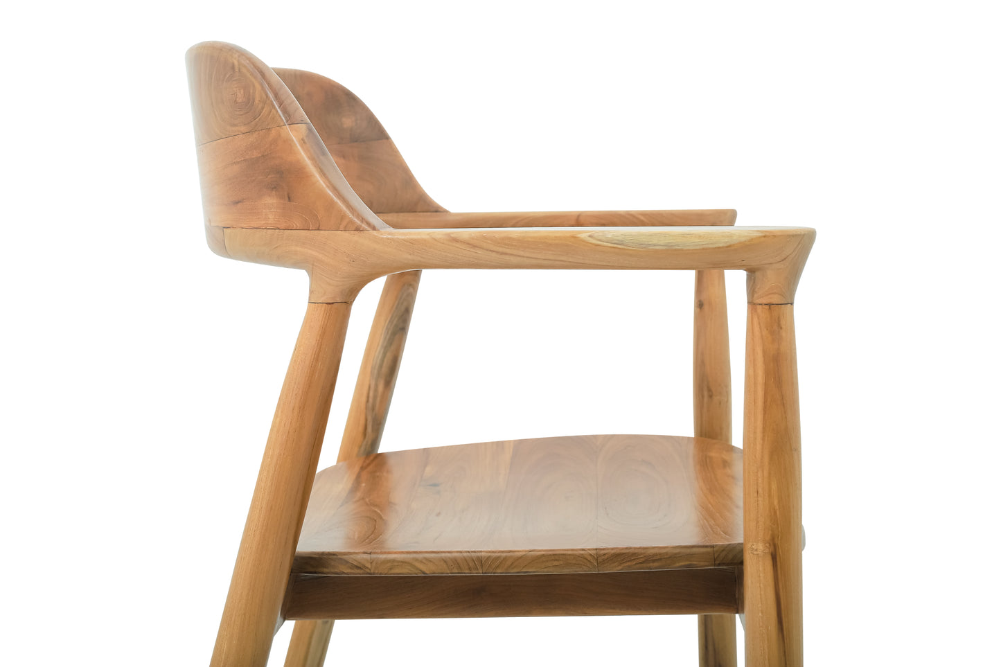 Oslo Dining Chair Teak with Arms