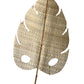 Handmade Decorative Palm Leaf – Natural Woven Wall or Floor Accent with Bamboo Stem