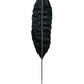 Handmade Decorative Palm Leaf – Natural Woven Wall or Floor Accent with Bamboo Stem