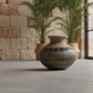 Luana Handcrafted Terracotta Vase with Woven Details – Artisanal Decorative Accent
