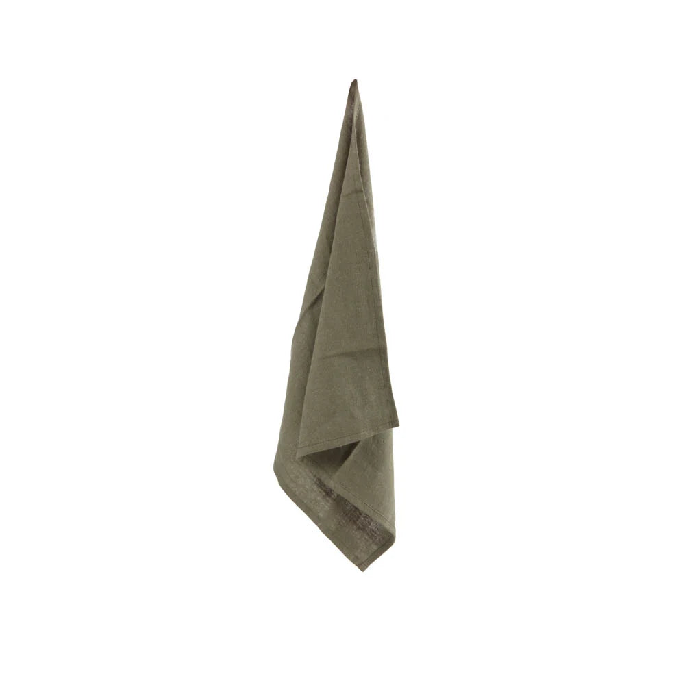 Natural Linen Napkins/Cinnamon – Set of 2 | 18x18 Inch Cloth Table Napkins | Eco-Friendly Dining Table Decor