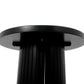 Fox Solid Wood Black Round Coffee Table