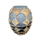 Aylani Handcrafted Terracotta Vase with Woven Details – Artisanal Decorative Accent