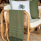 Throw Amirah Linen Green