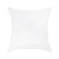 Aria White Linen Square Pillow Cover with Piping Edge