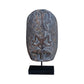 Enya Tribal Deco on Stand – Suarwood Sculpture with Metal Base