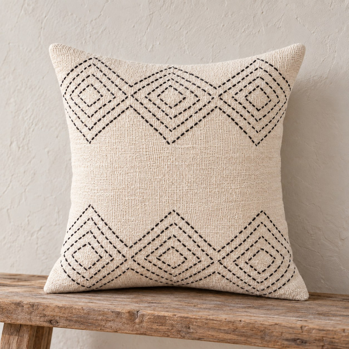 Nalu Raw Cotton Pillow – Natural