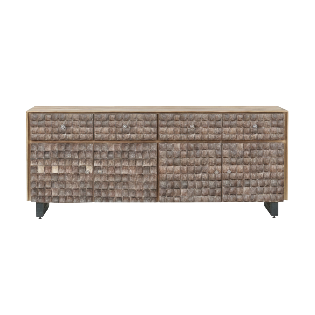 Palmer Hand-inlaid Coconut Shell Cabinet