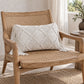 Paloma Handmade Cotton Macrame Lumbar Pillow Cover – Natural